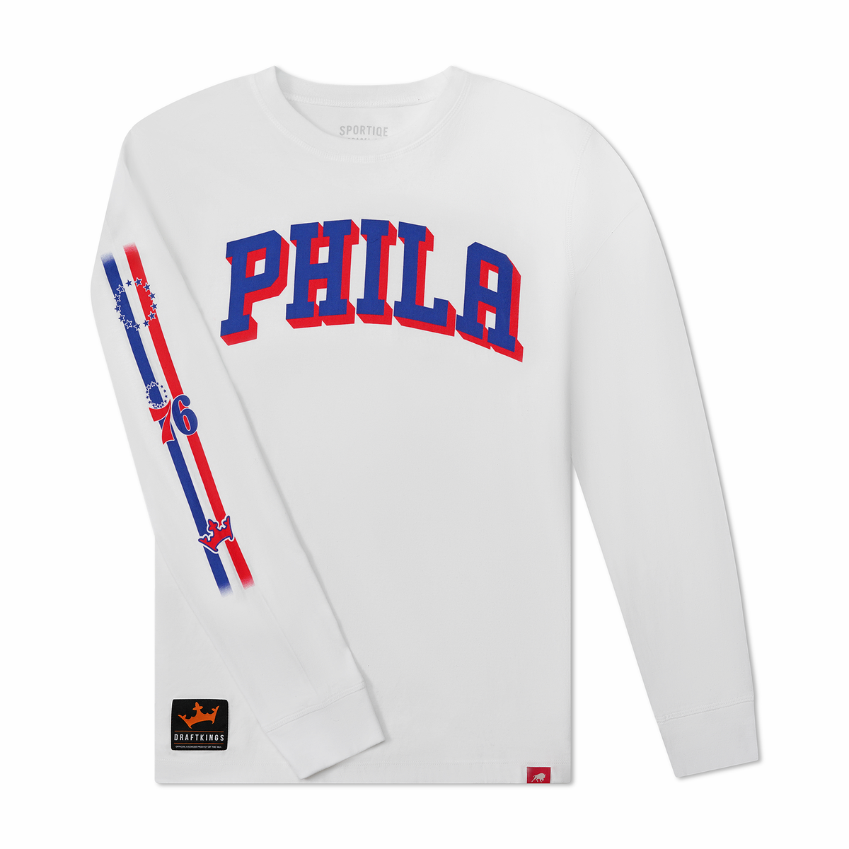 Philadelphia 76ers Sportiqe Mohave Long Sleeve Shirt – DraftKings Shop