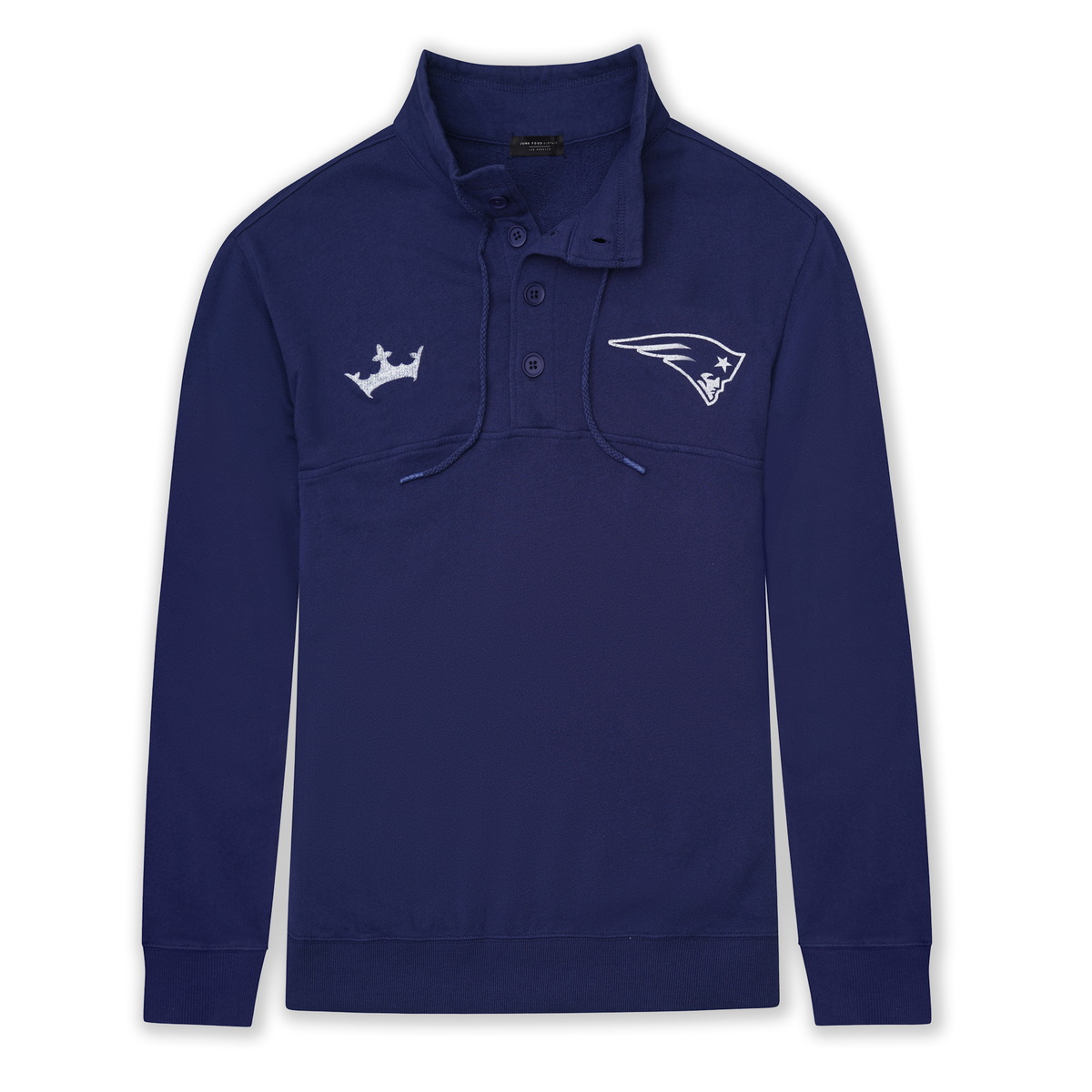 New England Patriots Junk Food Men's Mock 1/4 Button Up – DraftKings Shop