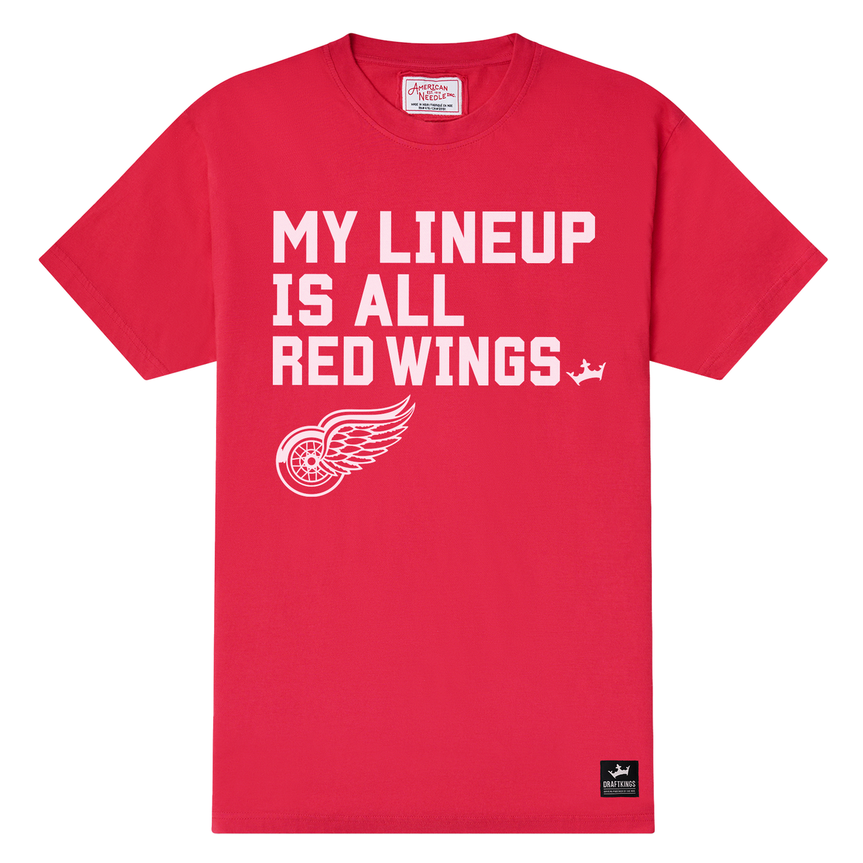 Detroit Red Wings My Lineup T-shirt