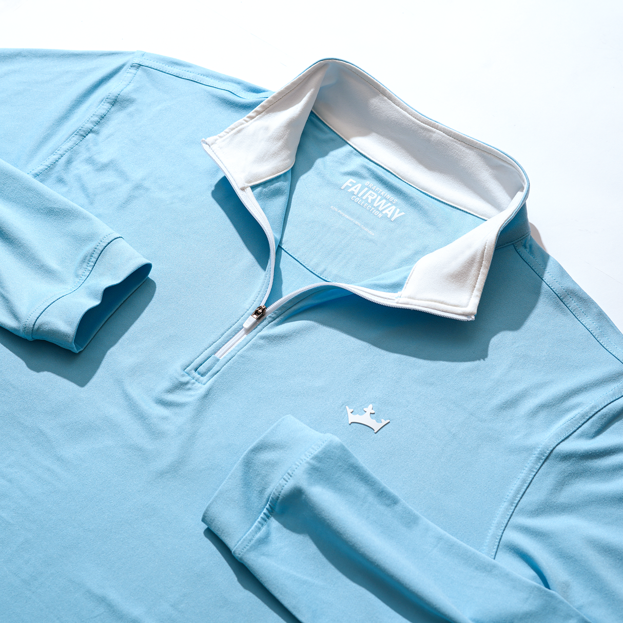 DraftKings Men's Coastal Blue Golf Quarter Zip