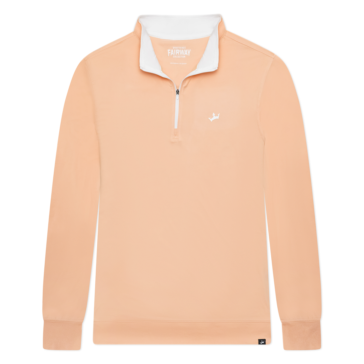 DraftKings Men's Peach Fuzz Golf Quarter Zip