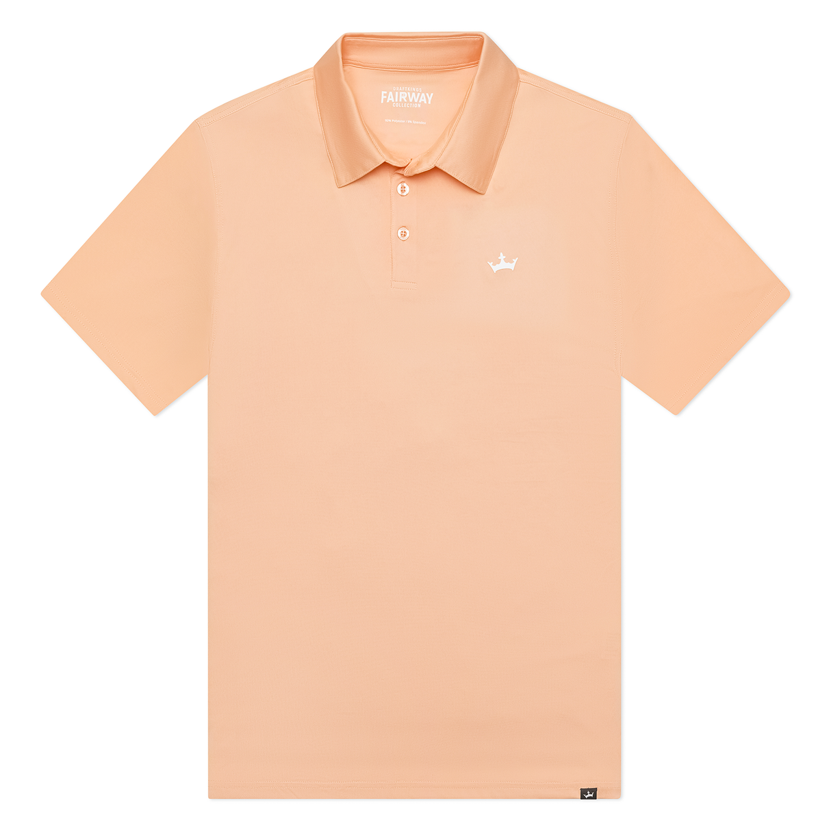 DraftKings Men's Peach Fuzz Golf Polo