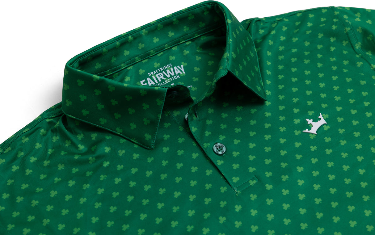 DraftKings Men's Shamrock Golf Polo