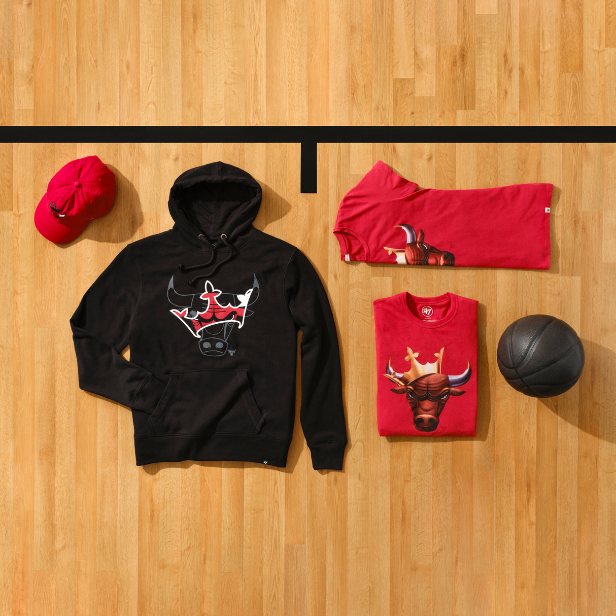 Chicago Bulls Crown '47 Headline Hoodie