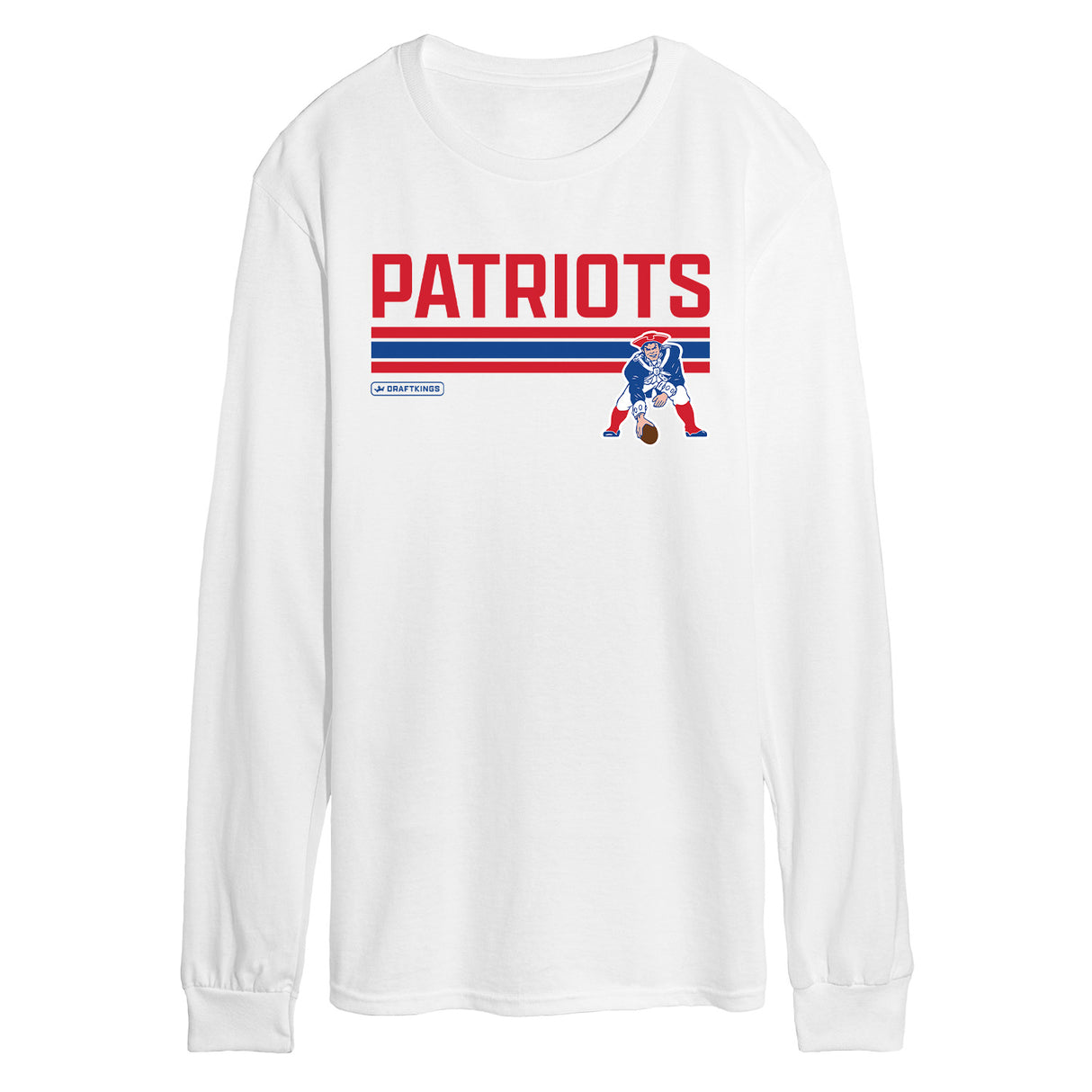 New England Patriots Stripe Long Sleeve T-Shirt