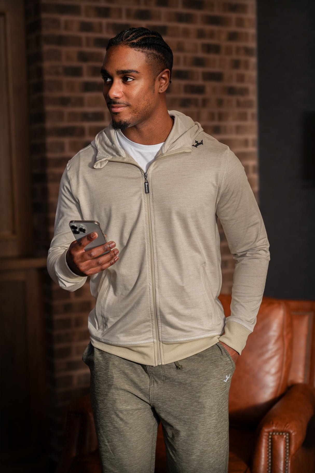 Action Men's Performance Full Zip Hoodie