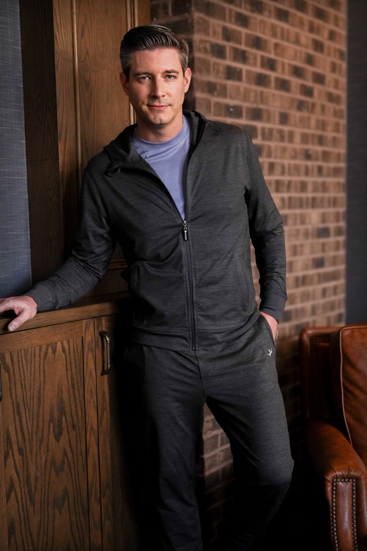 Action Men's Performance Full Zip Hoodie