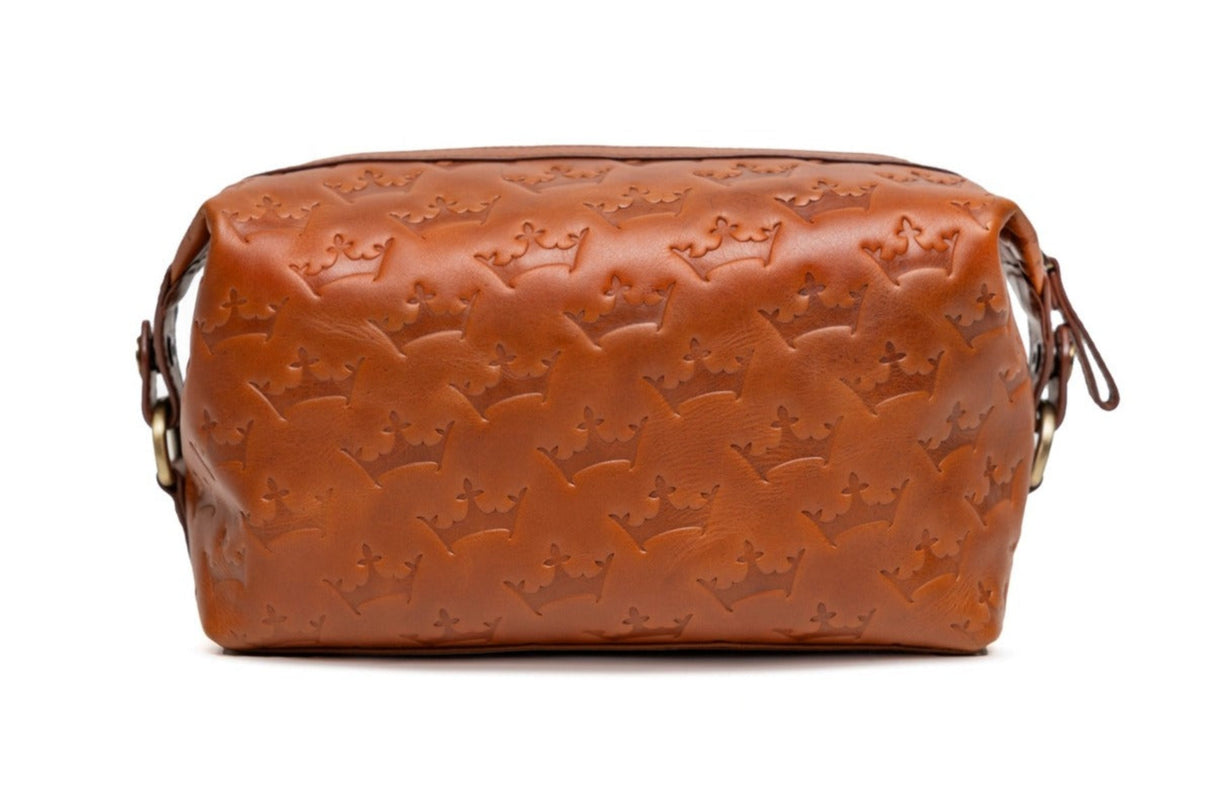 DraftKings Leather Dopp Kit