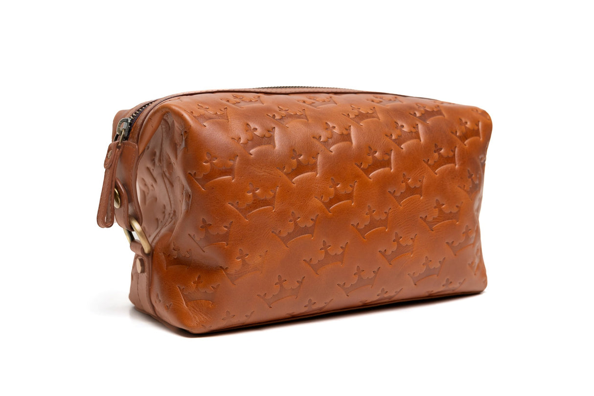 DraftKings Leather Dopp Kit