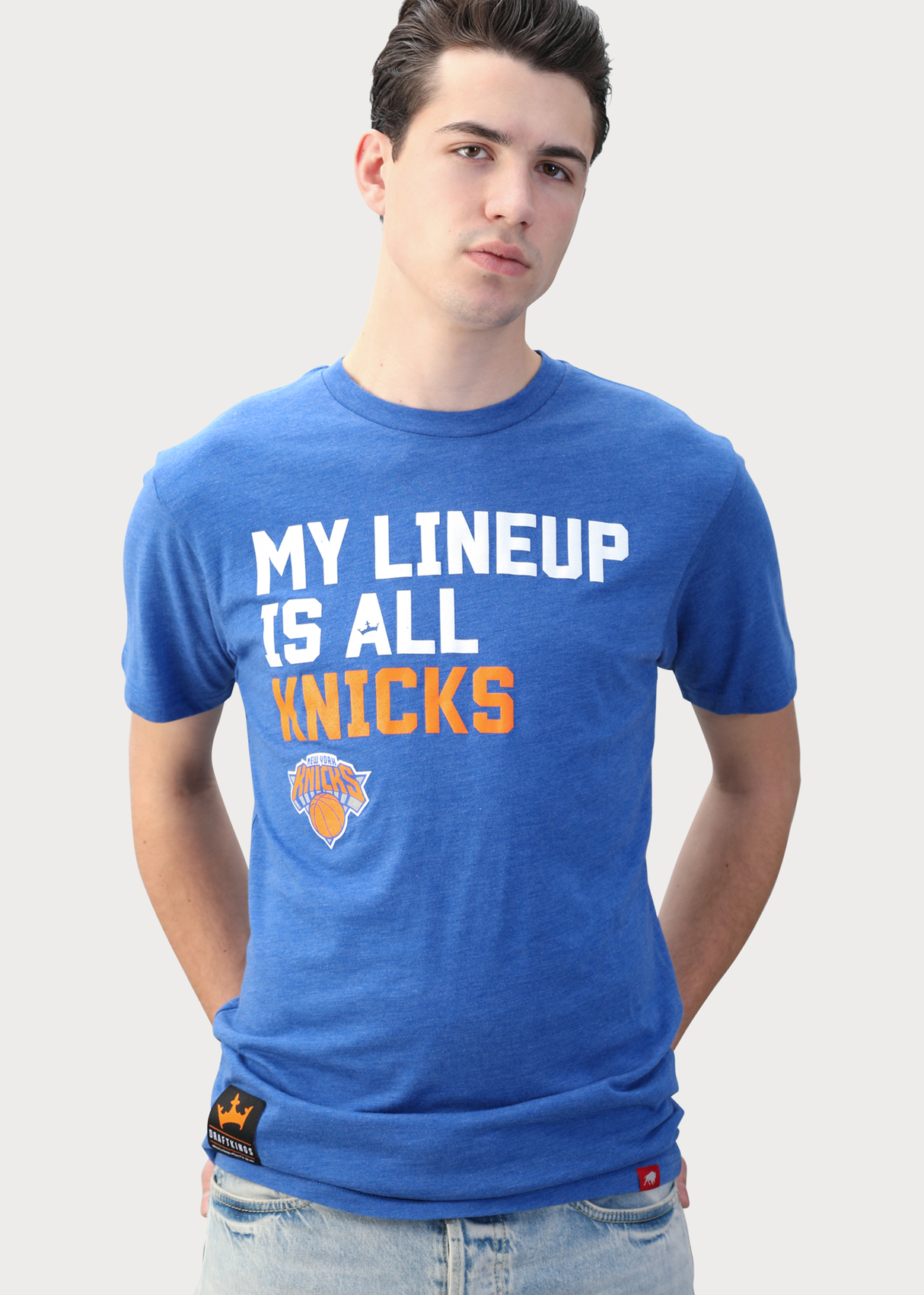 New York Knicks My Lineup Sportiqe Comfy T-Shirt