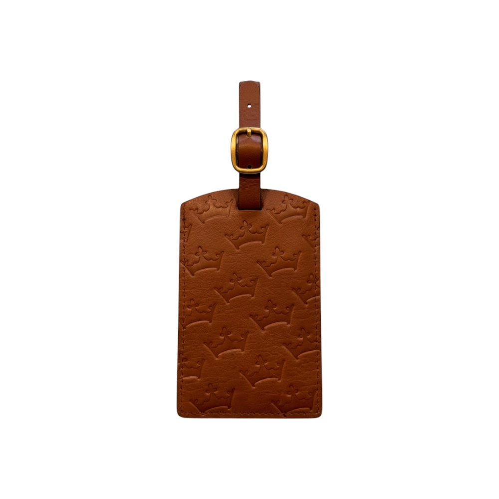 DraftKings Leather Luggage Tags
