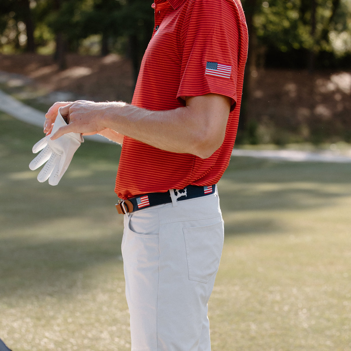 DraftKings Men's Freedom Golf Polo