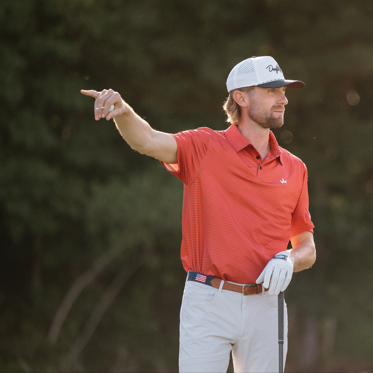 DraftKings Men's Freedom Golf Polo