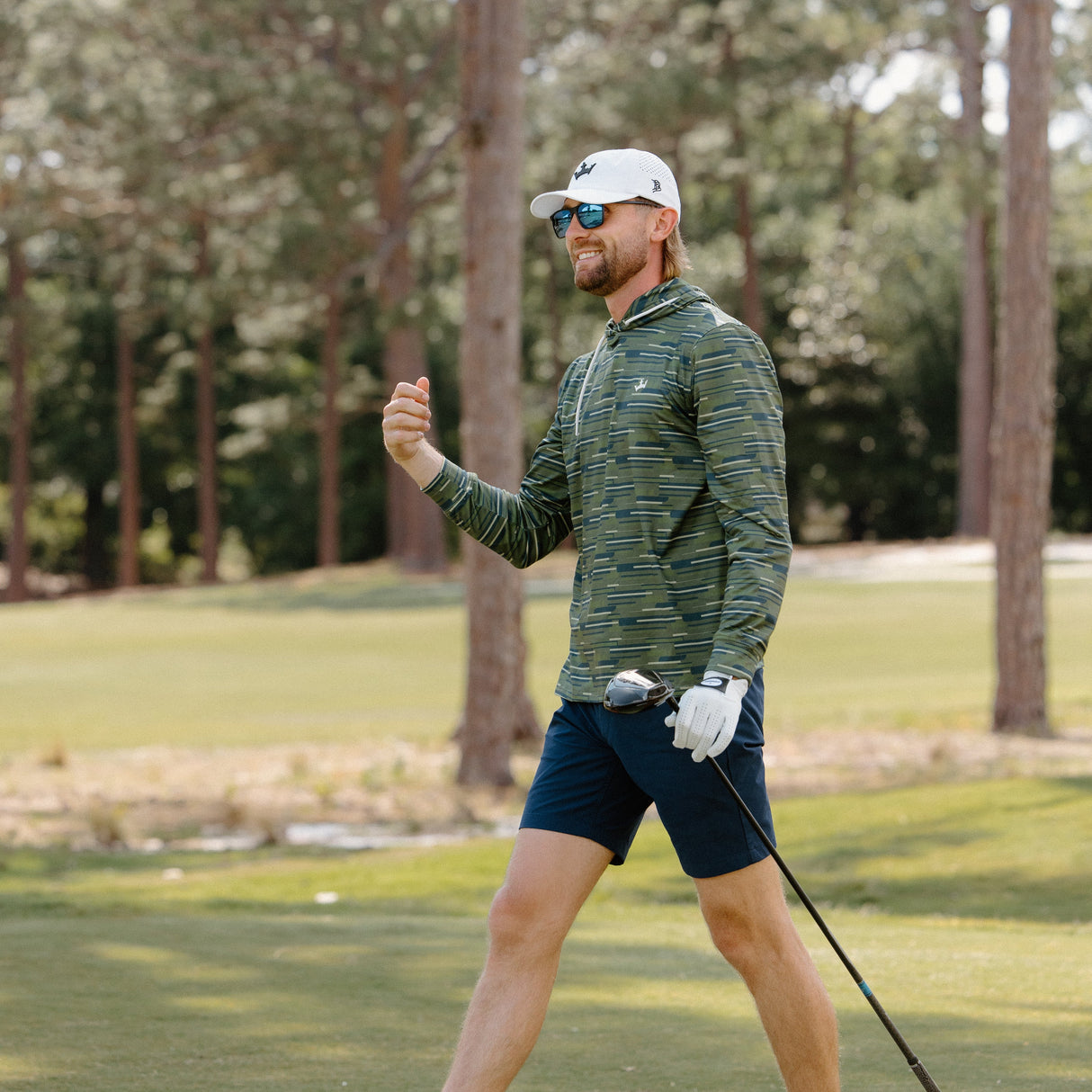DraftKings Men's Camo Golf Hoodie