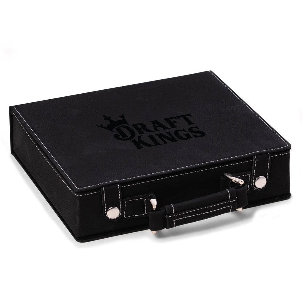 DraftKings Sleek Black 100pc Poker Set