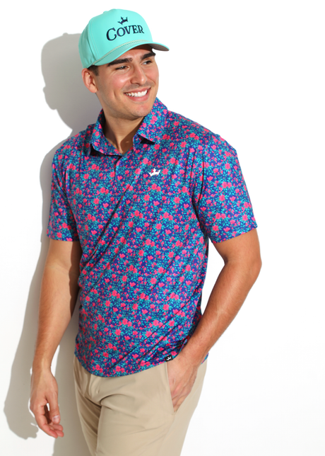 DraftKings Men's Azalea Golf Polo