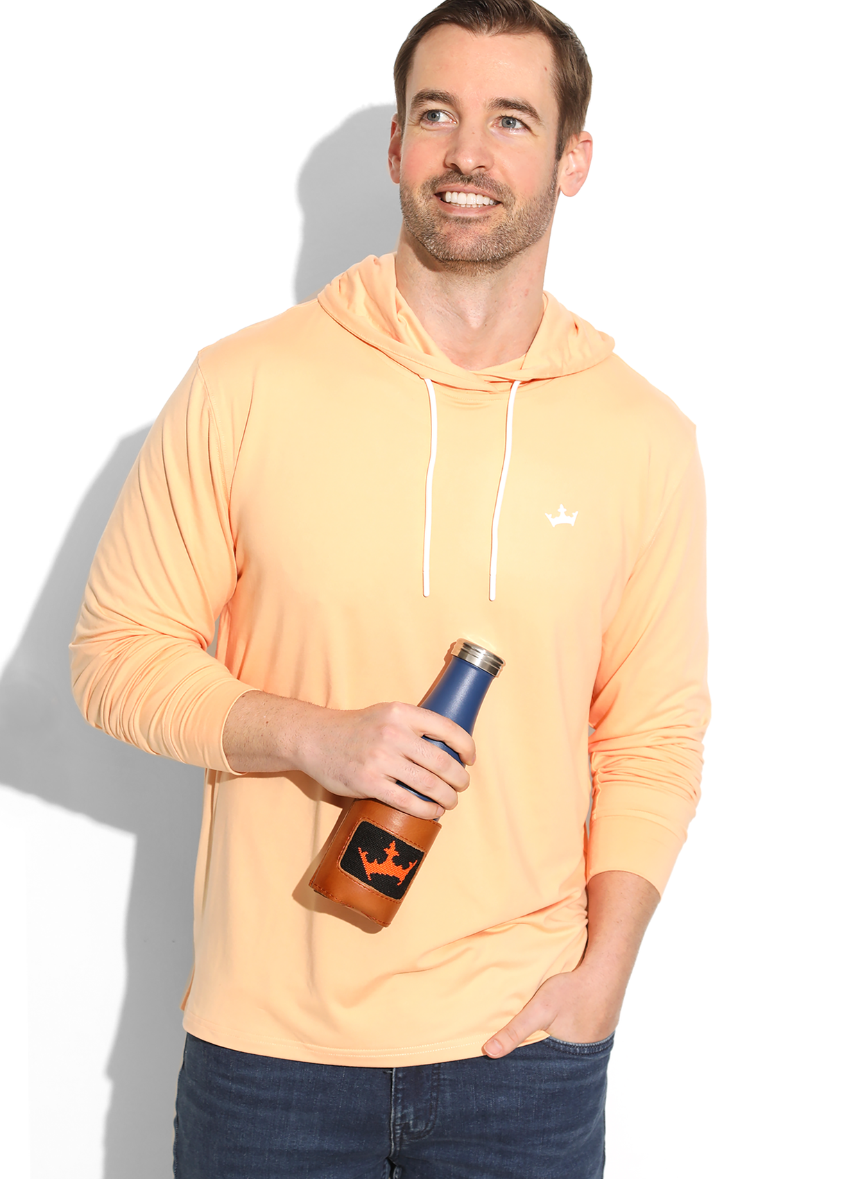 DraftKings Men's Peach Fuzz Golf Hoodie