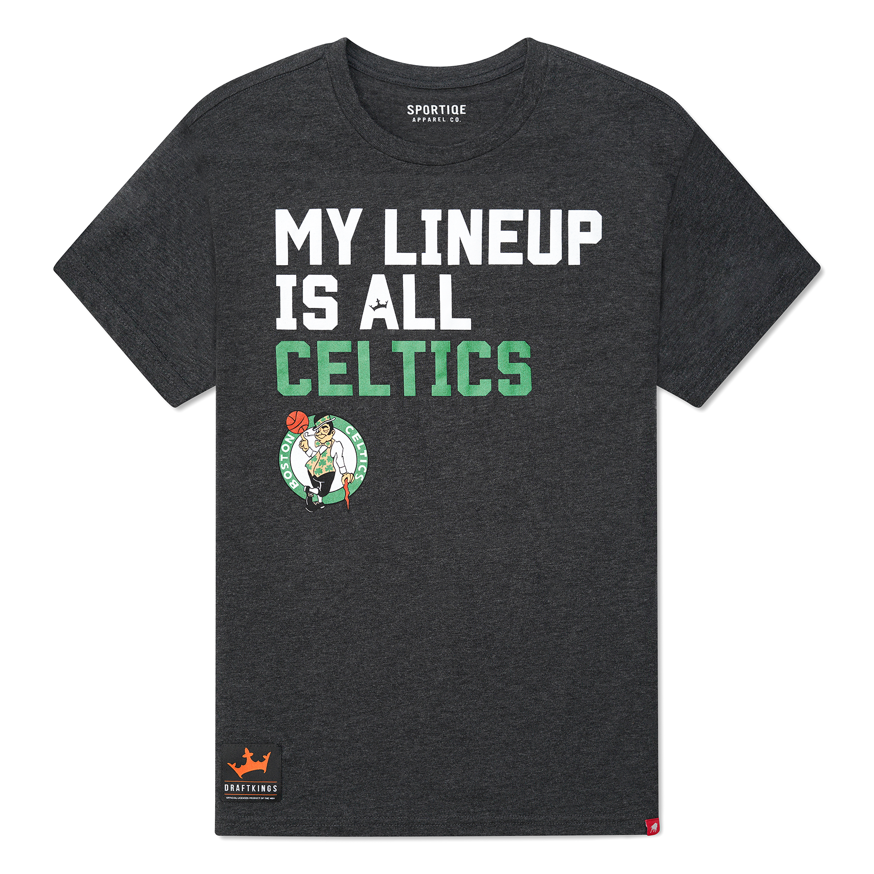 Boston Celtics My Lineup Sportiqe Comfy T-Shirt - Main Image