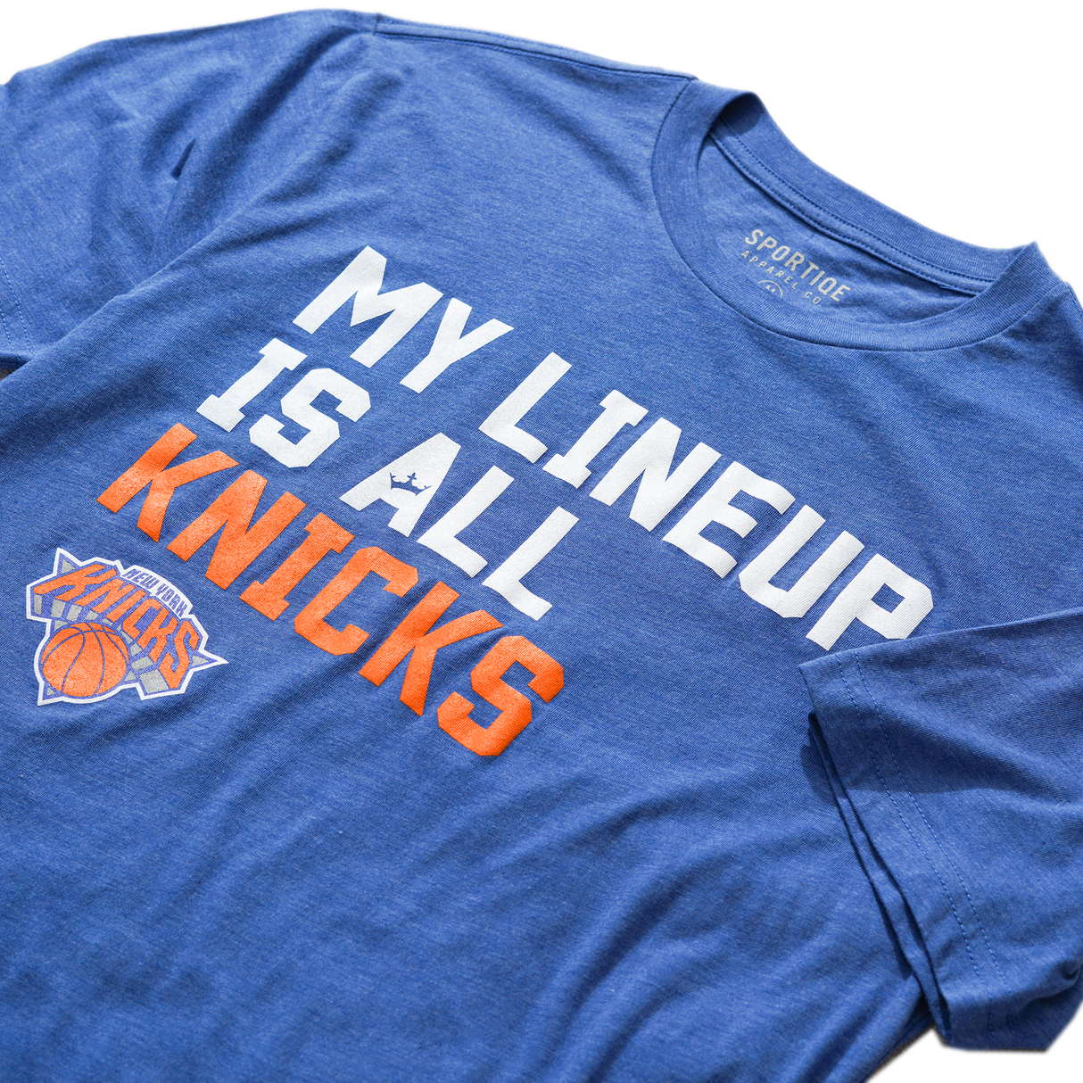 New York Knicks My Lineup Sportiqe Comfy T-Shirt