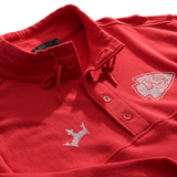 Kansas City Chiefs Junk Food Men's Mock 1/4 Button Up