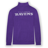 Baltimore Ravens Junk Food Men's Mock 1/4 Button Up