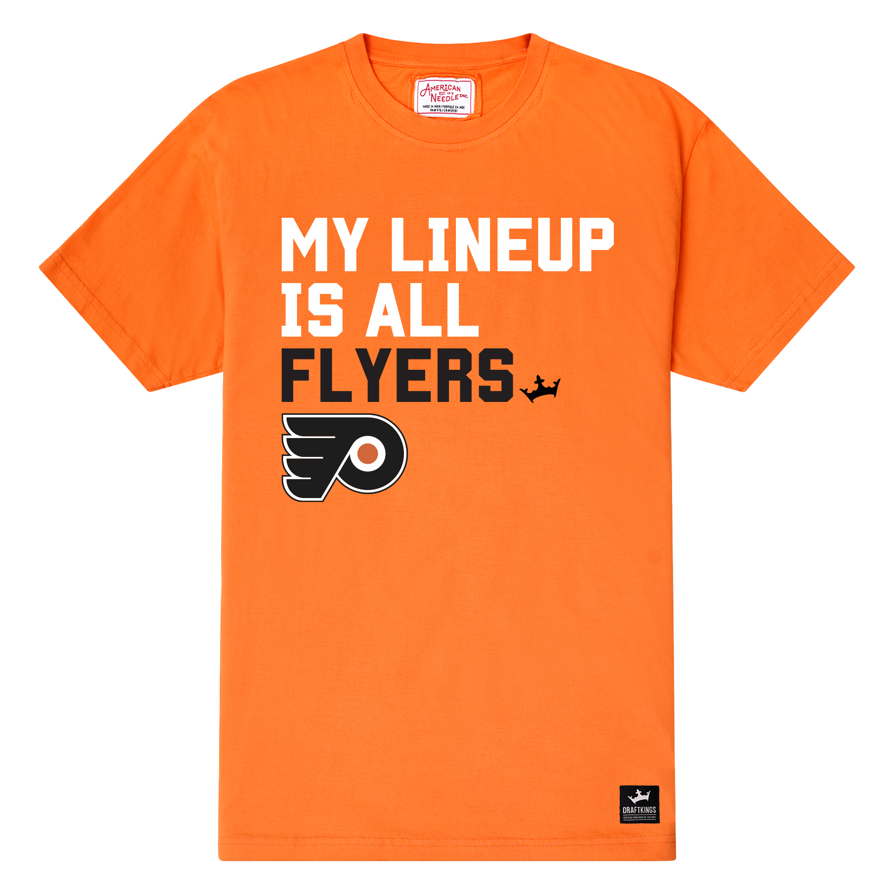 AAA - SKY-HI TシャツFLYERS Round A Ground Philadelphia Flyers My Lineup T-shirt – DraftKings Shop
