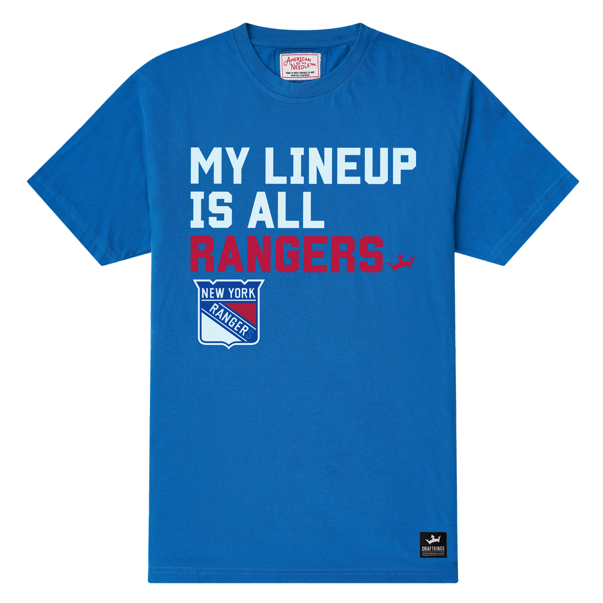 New York Rangers My Lineup T-shirt