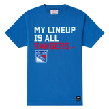 New York Rangers My Lineup T-shirt