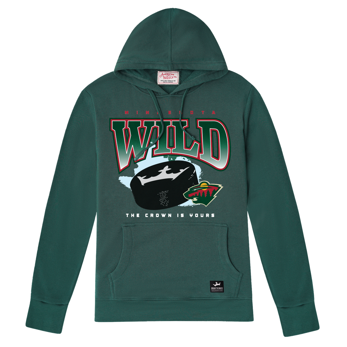 Minnesota Wild Puck Pipeline Hoodie