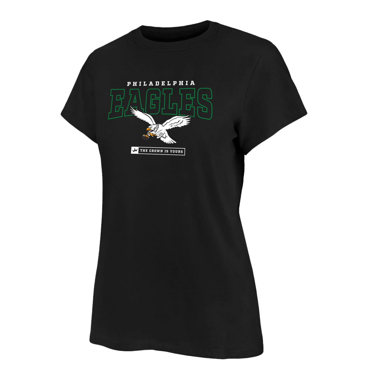 Philadelphia Eagles Crown Women's Short Sleeve T-Shirt
