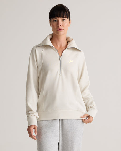 DraftKings x Quince Women's SuperSoft Fleece Half-Zip