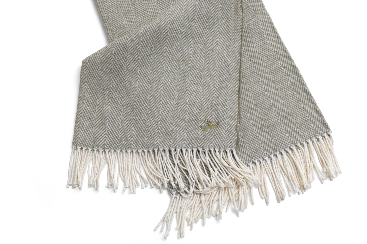 DraftKings x Quince Italian Cotton Herringbone Throw