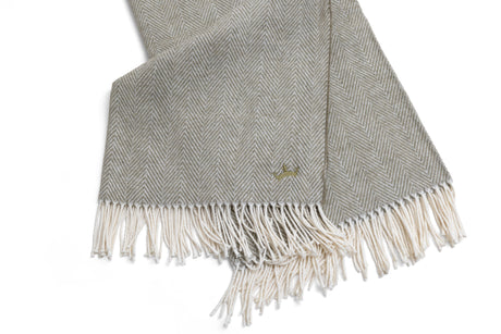 DraftKings x Quince Italian Cotton Herringbone Throw
