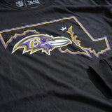 Baltimore Ravens Crown Long Sleeve Shirt