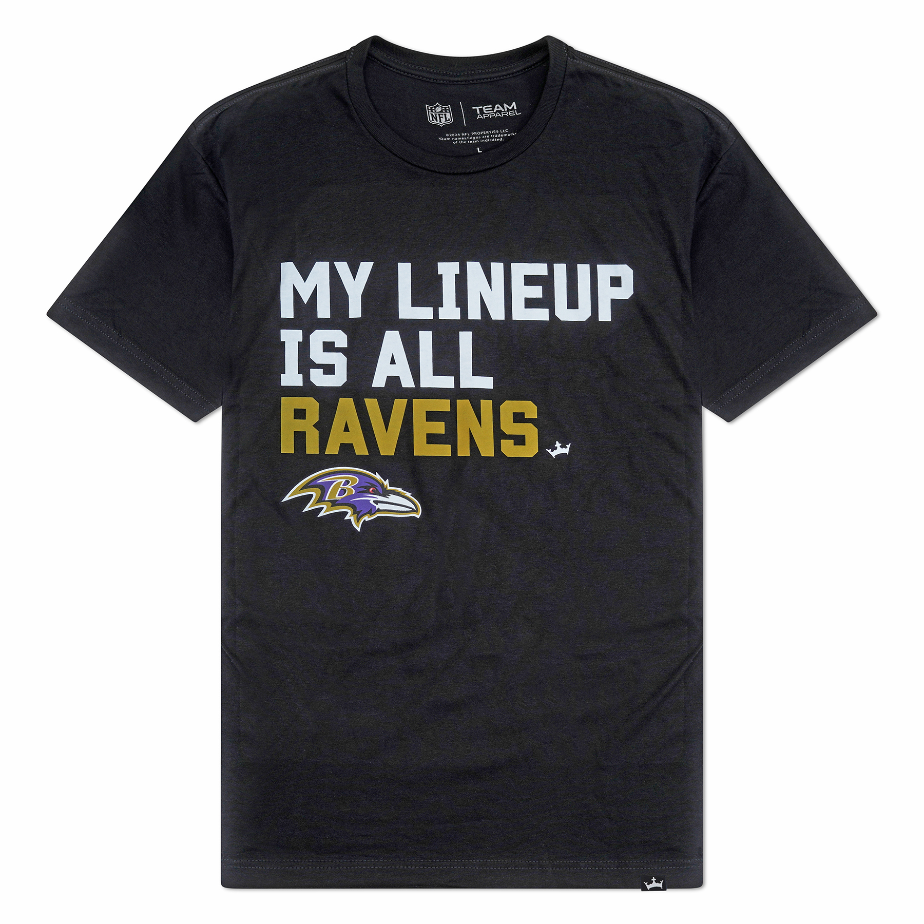 Baltimore Ravens My Lineup Men's Short Sleeve T-Shirt – DraftKings