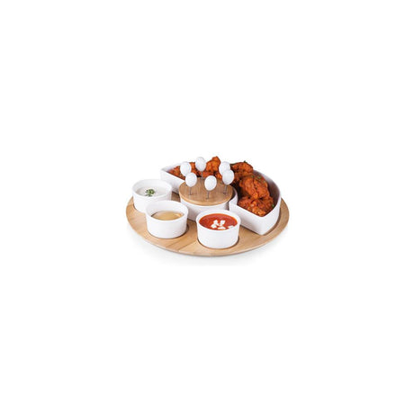 DraftKings Crown Appetizer Serving Tray Set