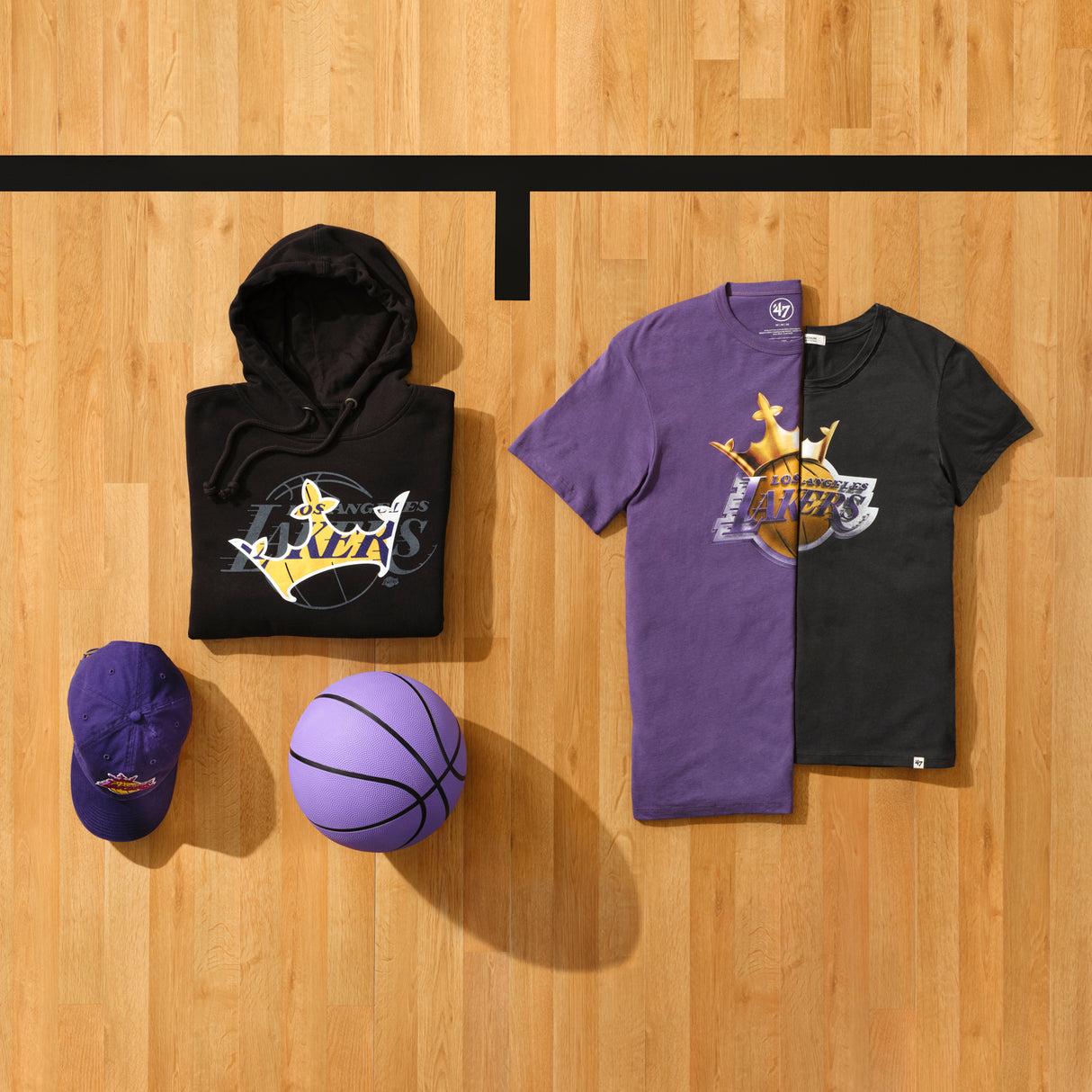 Los Angeles Lakers '47 Clean Up Hat