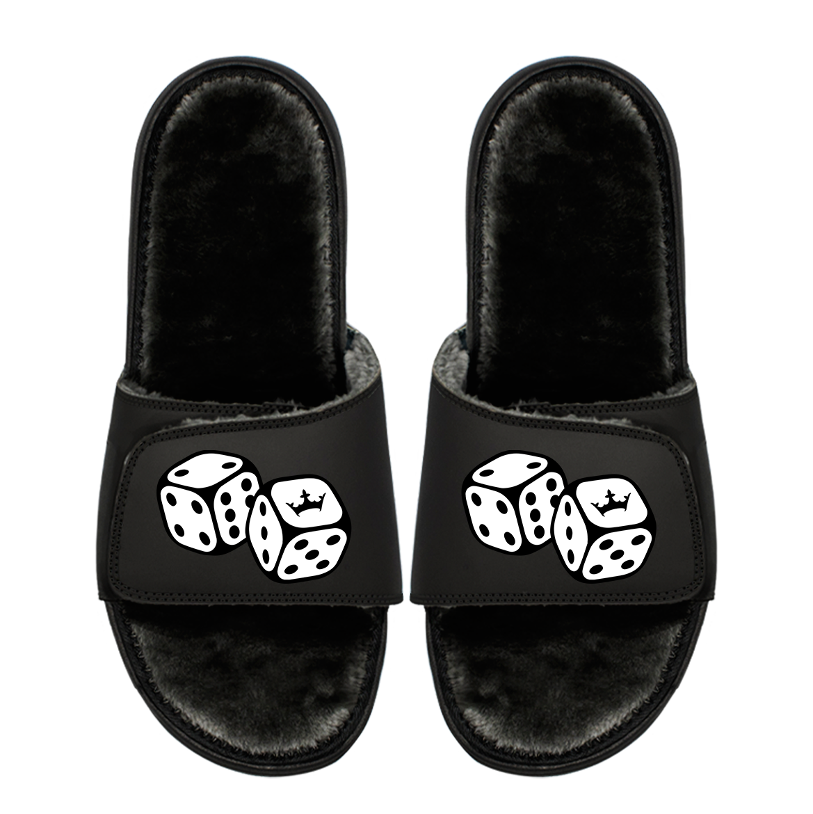 DraftKings x ISlide Dice Fur Slides