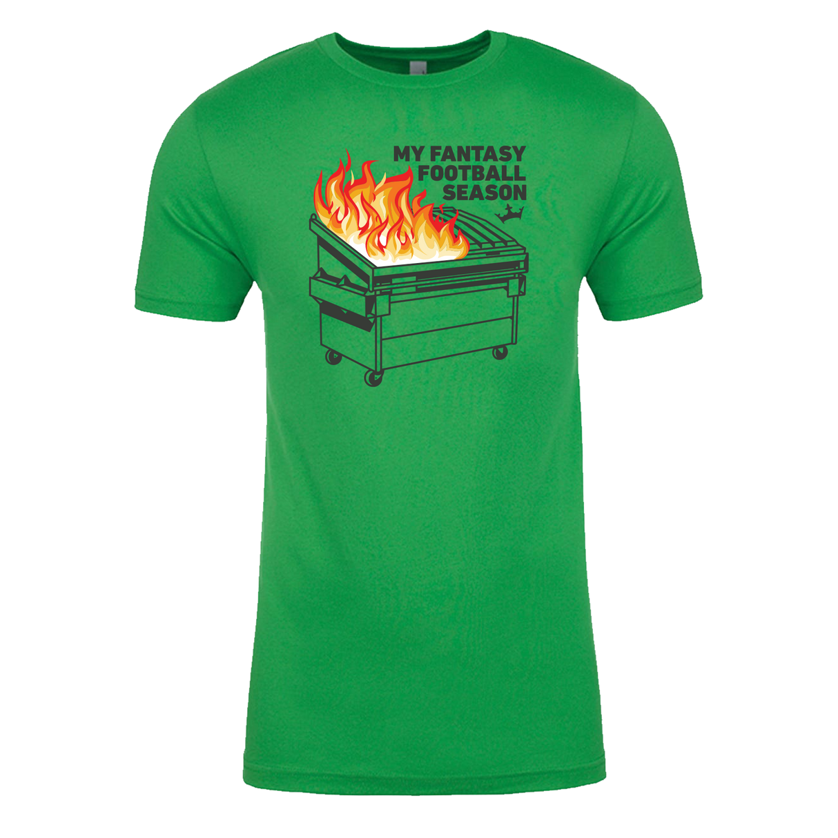 DraftKings Men's Fantasy Football Dumpster Fire T-Shirt