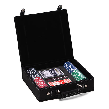 DraftKings Sleek Black 100pc Poker Set