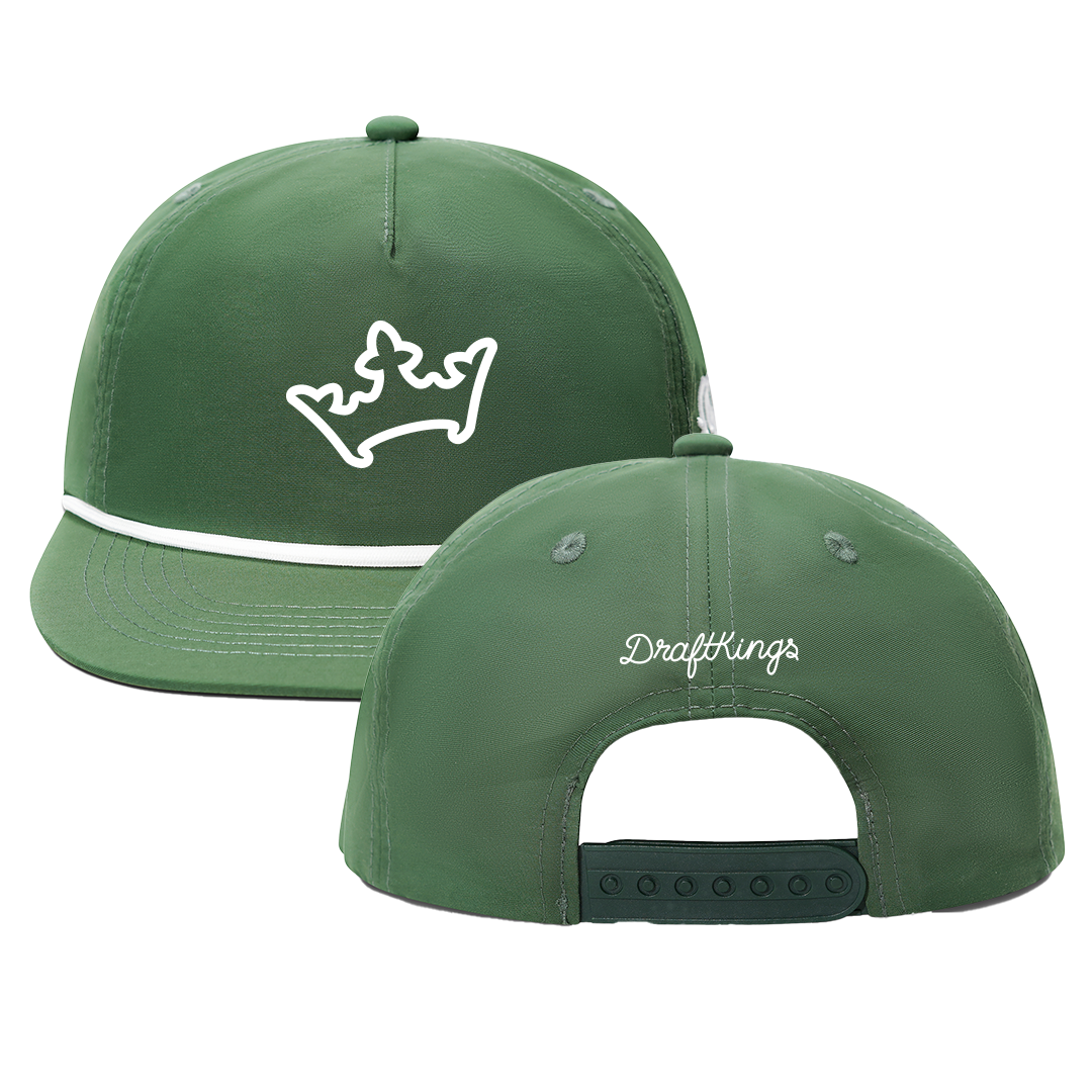 DraftKings x Malbon Nylon Crown Structured Rope Hat