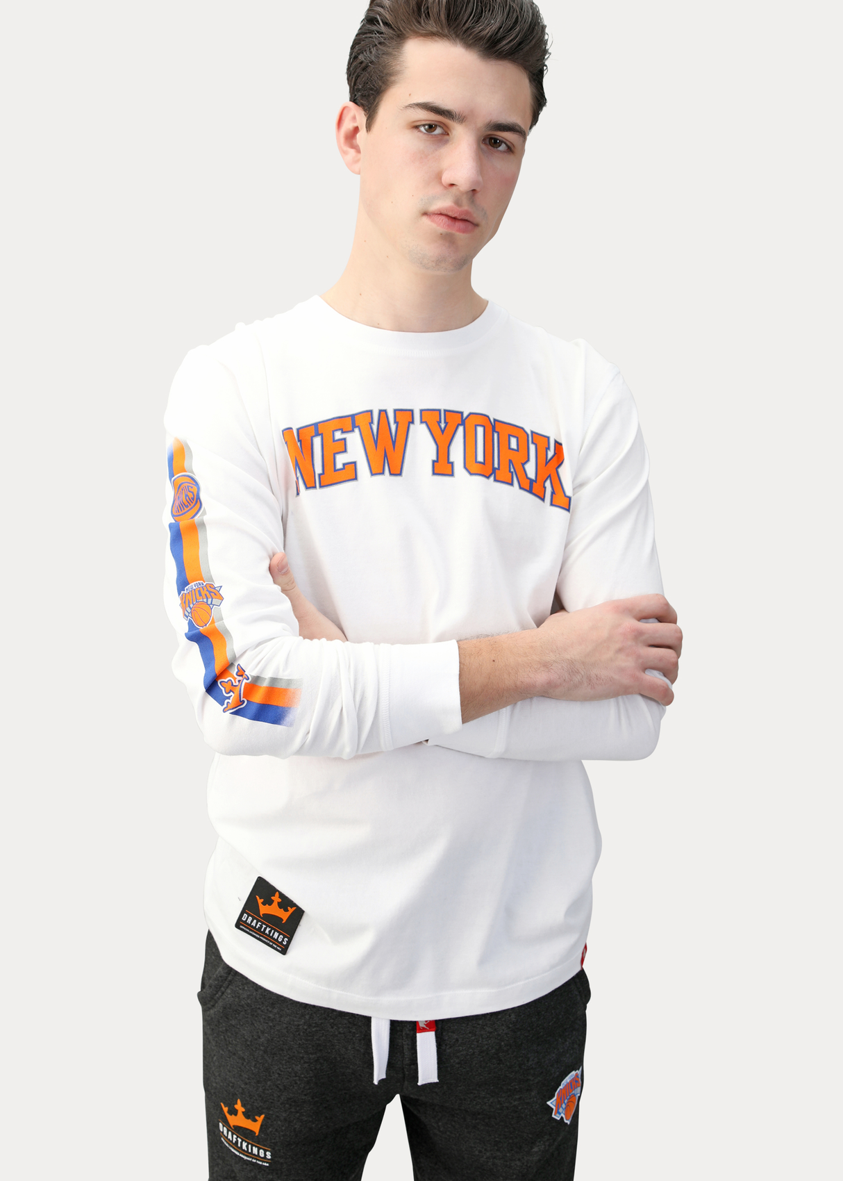 New York Knicks Sportiqe Mohave Long Sleeve Shirt