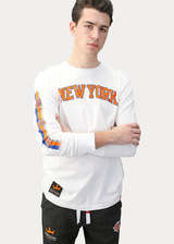New York Knicks Sportiqe Mohave Long Sleeve Shirt