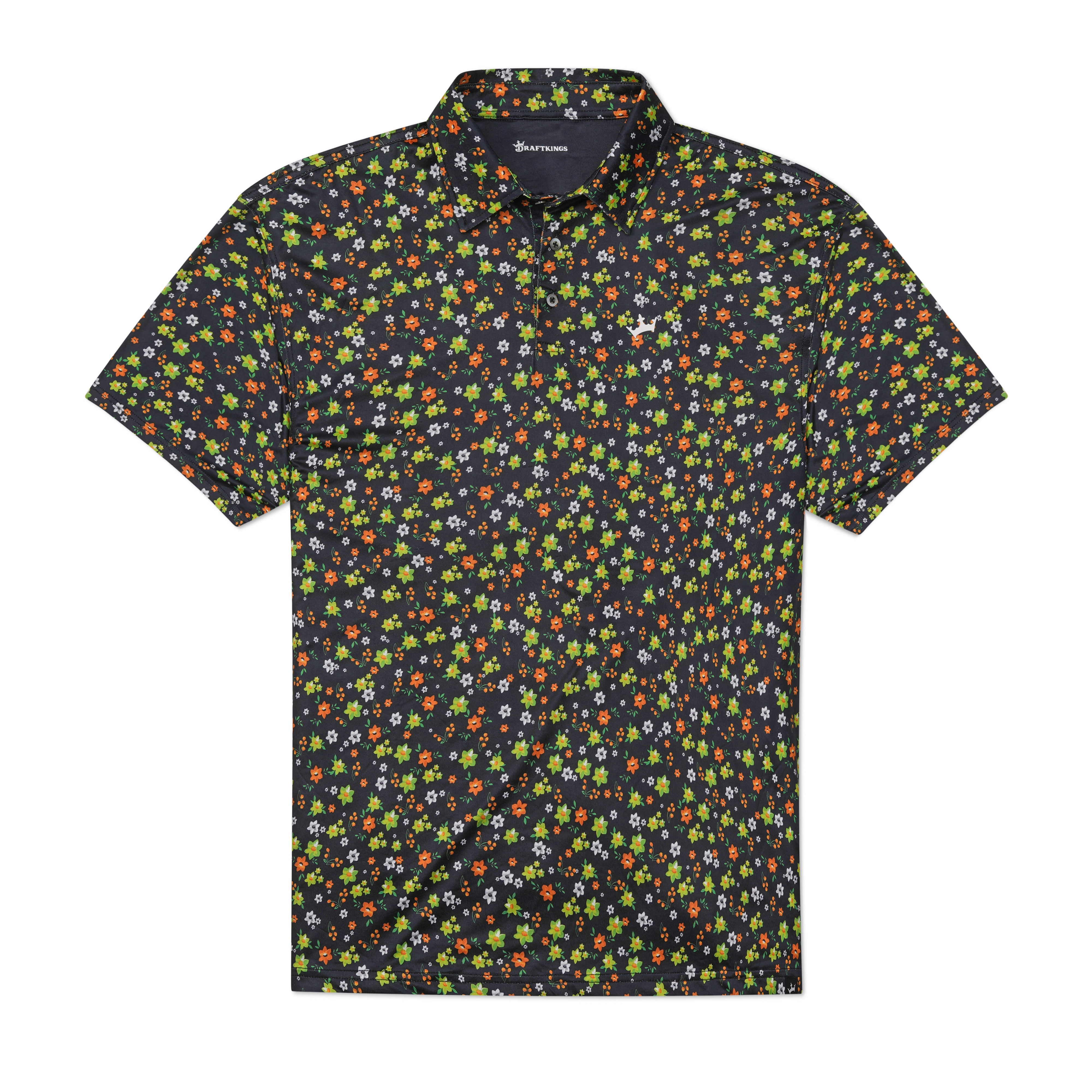 DraftKings Men's Floral Golf Polo – DraftKings Shop