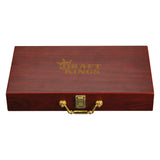 DraftKings Rosewood Finish 300pc Poker Set