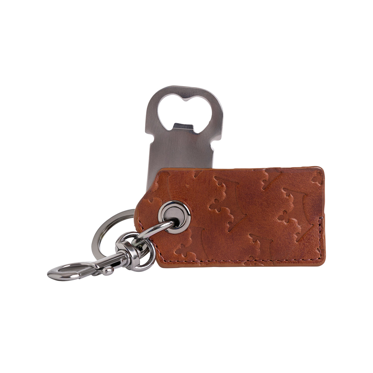 DraftKings Leather Bottle Opener Key Chain