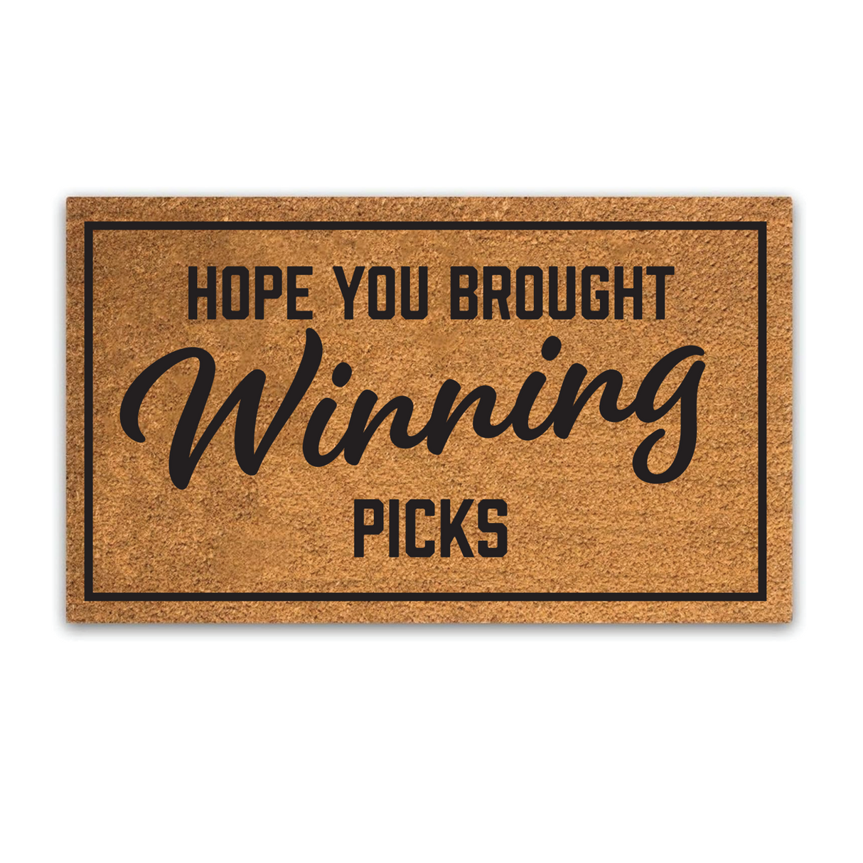 DraftKings "Hope You Brought Winning Picks" Door Mat