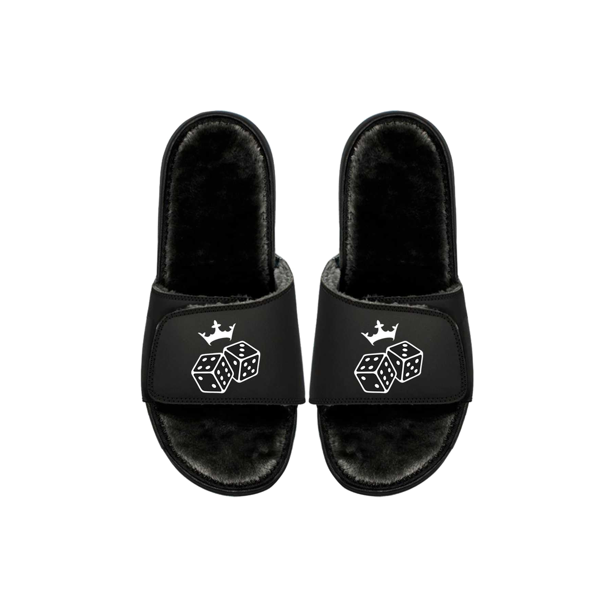 DraftKings x ISlide Dice Fur Slides