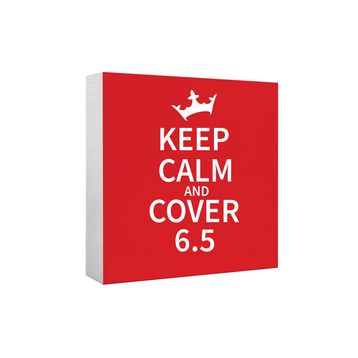 DraftKings Keep Calm and Cover 6.5 Wall Art