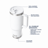 DraftKings x YETI® Rambler® 40oz Travel Straw Mug